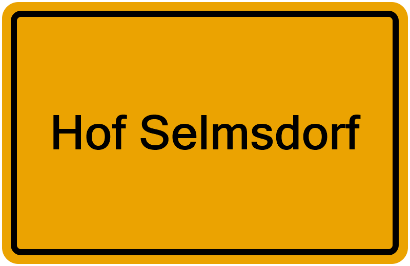 Handelsregisterauszug Hof Selmsdorf